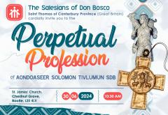 Perpetual Profession of Aondoaseer Solomon Tivlumun
