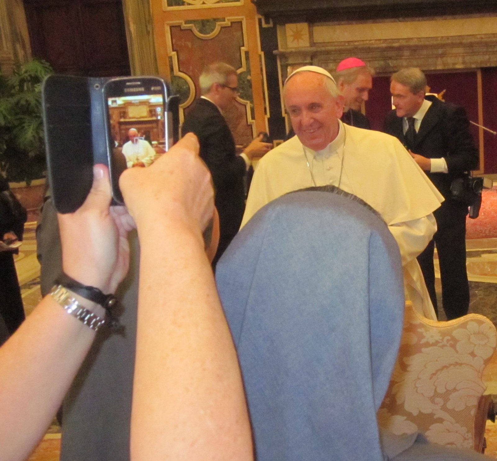 MEETING THE POPE