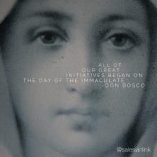 Feast of the Immaculate Conception - and 177 years of Salesian ministry