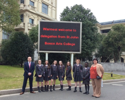 St John Bosco Arts sends first UK school delegation to China