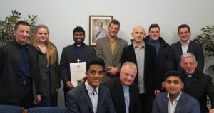 Congratulaltions as Fr Cyril becomes a British Citizen
