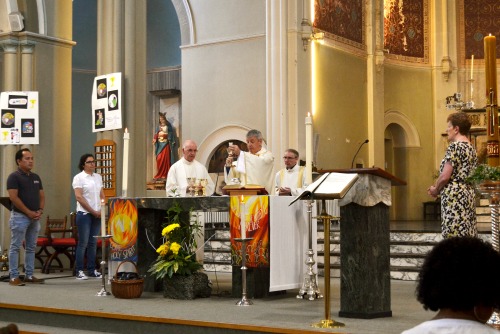 Fr Kevin O'Donnell's first Mass at Battersea