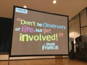 Young Leaders begin CAFOD training