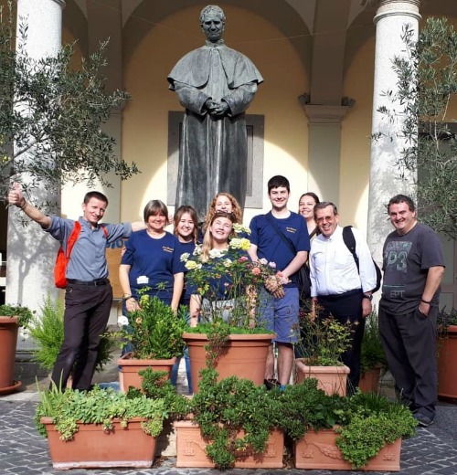 Salesian group in Rome for CYMFed Synod Conference