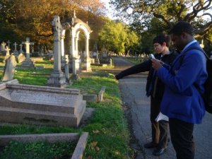 An unusual school visit for All Souls' Day