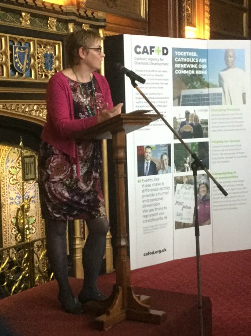 Climate change priority at CAFOD Parliamentary Correspondents' Reception