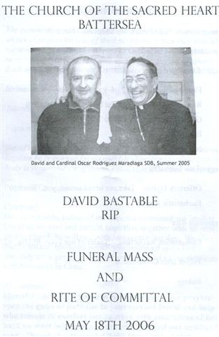 Battersea: Funeral of David Bastable RIP