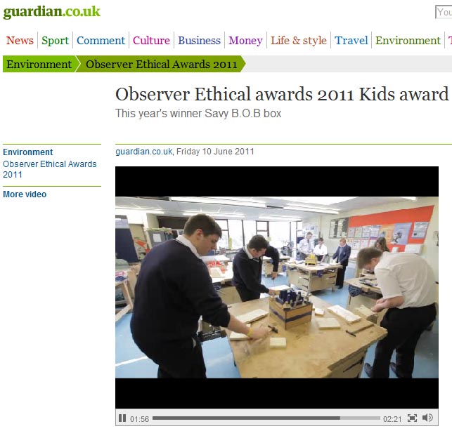 Savio Salesian College in Observer Ethical Awards